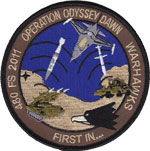 480th FS Operation Odyssey Dawn 2011