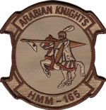 HMM-165 SQ PATCH (Desert) Arabian Knight