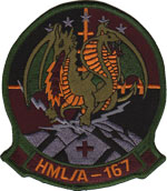 HMLA-167 SQ PATCH