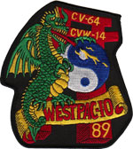 CV-64/CVW-14 WESTPAC 1989